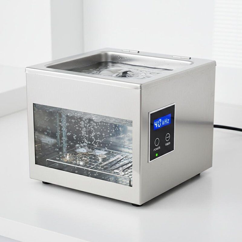 280x180x200 মিমি টেবিল টপ আল্ট্রাসোনিক ক্লিনার 40kHz আল্ট্রাসোনিক ফ্রিকোয়েন্সি নিরাপত্তা সুরক্ষা সূক্ষ্ম যন্ত্র পরিষ্কারের জন্য ডিজাইন করা