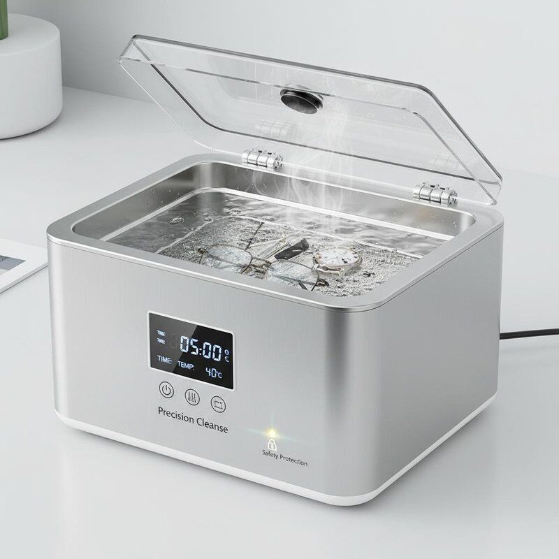 টেবিল টপ আল্ট্রাসনিক ক্লিনার, নিরাপত্তা সুরক্ষা এবং স্টেইনলেস স্টিল ট্যাঙ্ক সহ, নির্ভুল সরঞ্জামের জন্য পরিষ্কার সরবরাহ করে